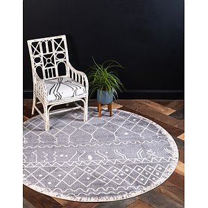 8' x 8' Tangier Round Rug