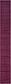 2' 6 x 19' 8 Solid Shag Runner Rug thumbnail