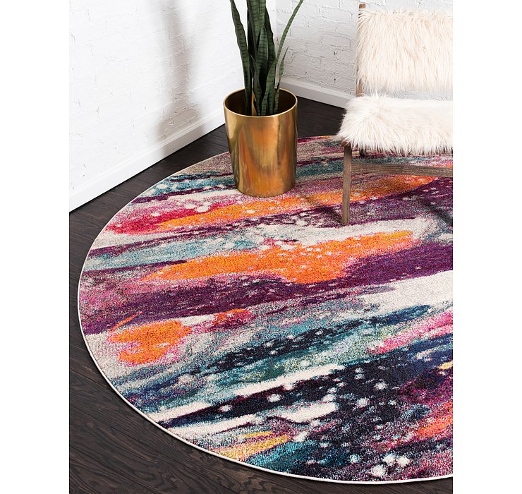 8' x 8' Spectrum Round Rug