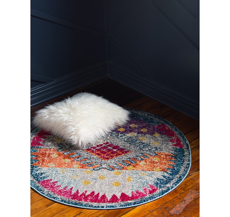4' x 4' Arte Round Rug
