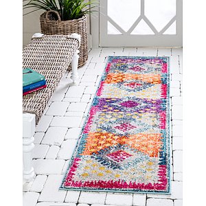 Unique Loom 2' x 6' 7 Vita Runner Rug
