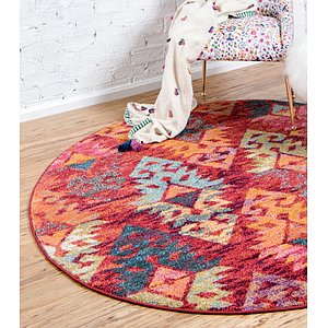 Unique Loom 3' 3 x 3' 3 Sedona Round Rug
