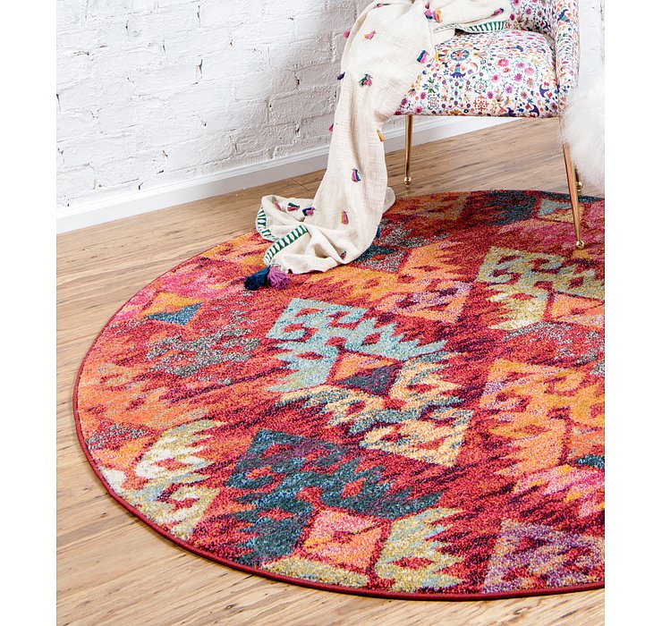 3' 3 x 3' 3 Mesa Round Rug