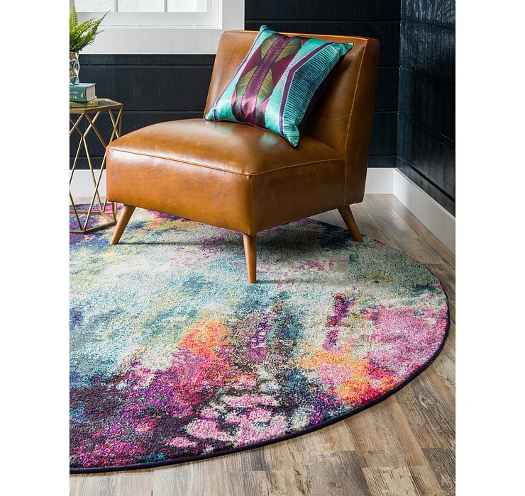 8' x 8' Spectrum Round Rug