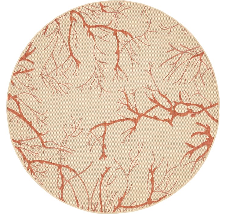 6' x 6' Outdoor Botanical Round...