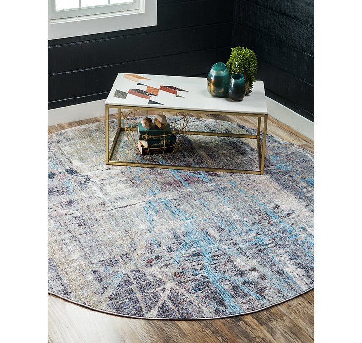 8' x 8' Downtown Round Rug