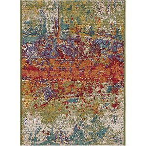 Unique Loom 2' 2 x 3' Outdoor Modern Rug