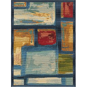 Unique Loom 2' 2 x 3' Outdoor Modern Rug