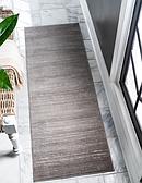 Unique Loom 2' 2 x 6' Uptown Collection RHONY Alum by Jill Zarin Runner Rug thumbnail image 1