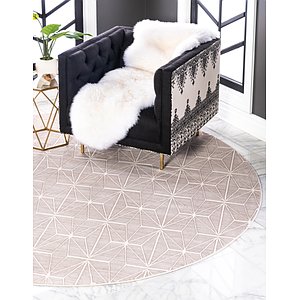 Unique Loom 8' x 8' Uptown Collection by Ji...
