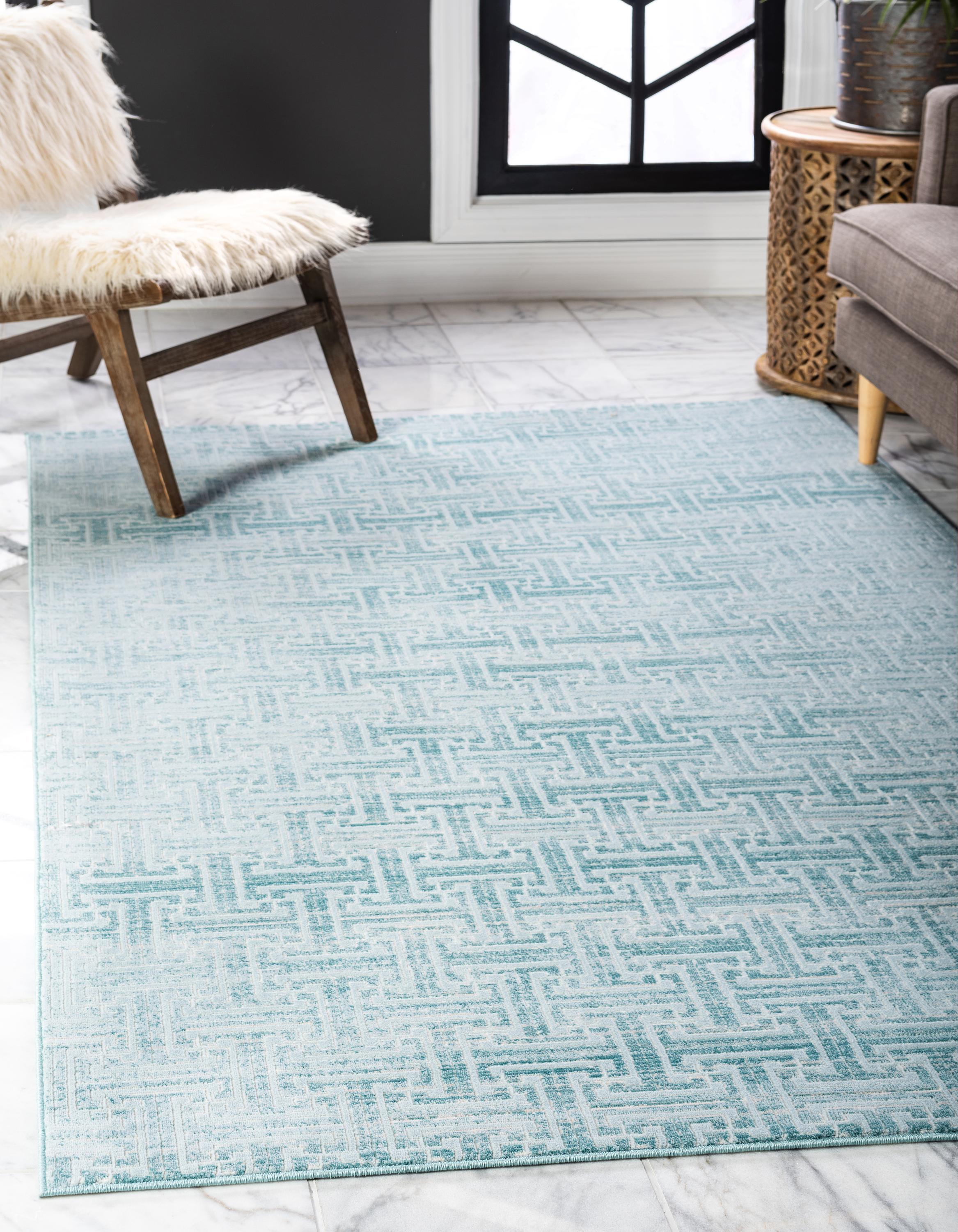 Blue Jill Zarin 9' x 12' Uptown Collection Rug eSaleRugs