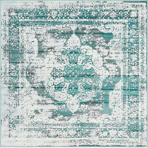 Unique Loom 6' x 6' Sofia Square Rug