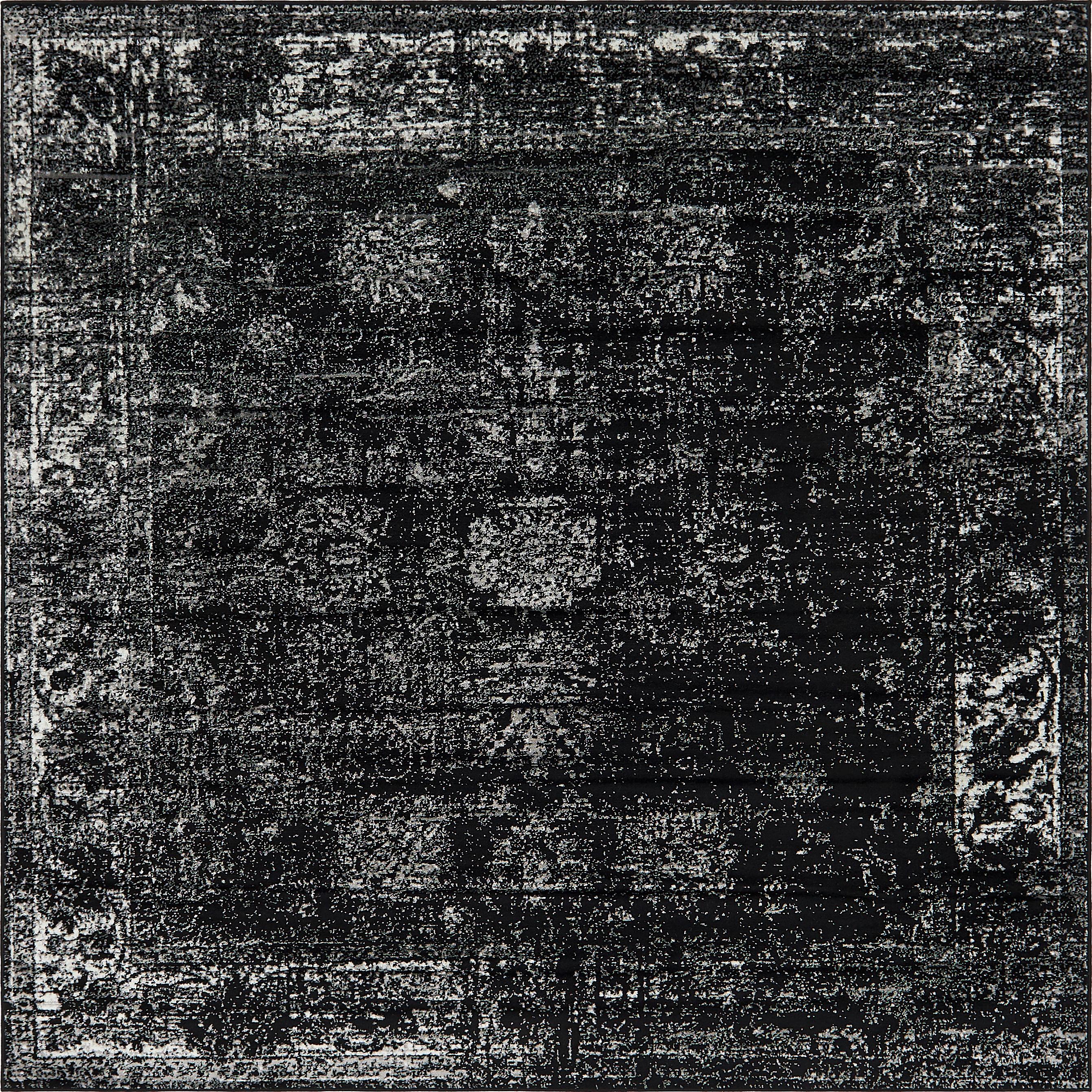 Black 8 X Monte Carlo Square Rug Rugs Black 8 X Monte Carlo Square Rug Rugs