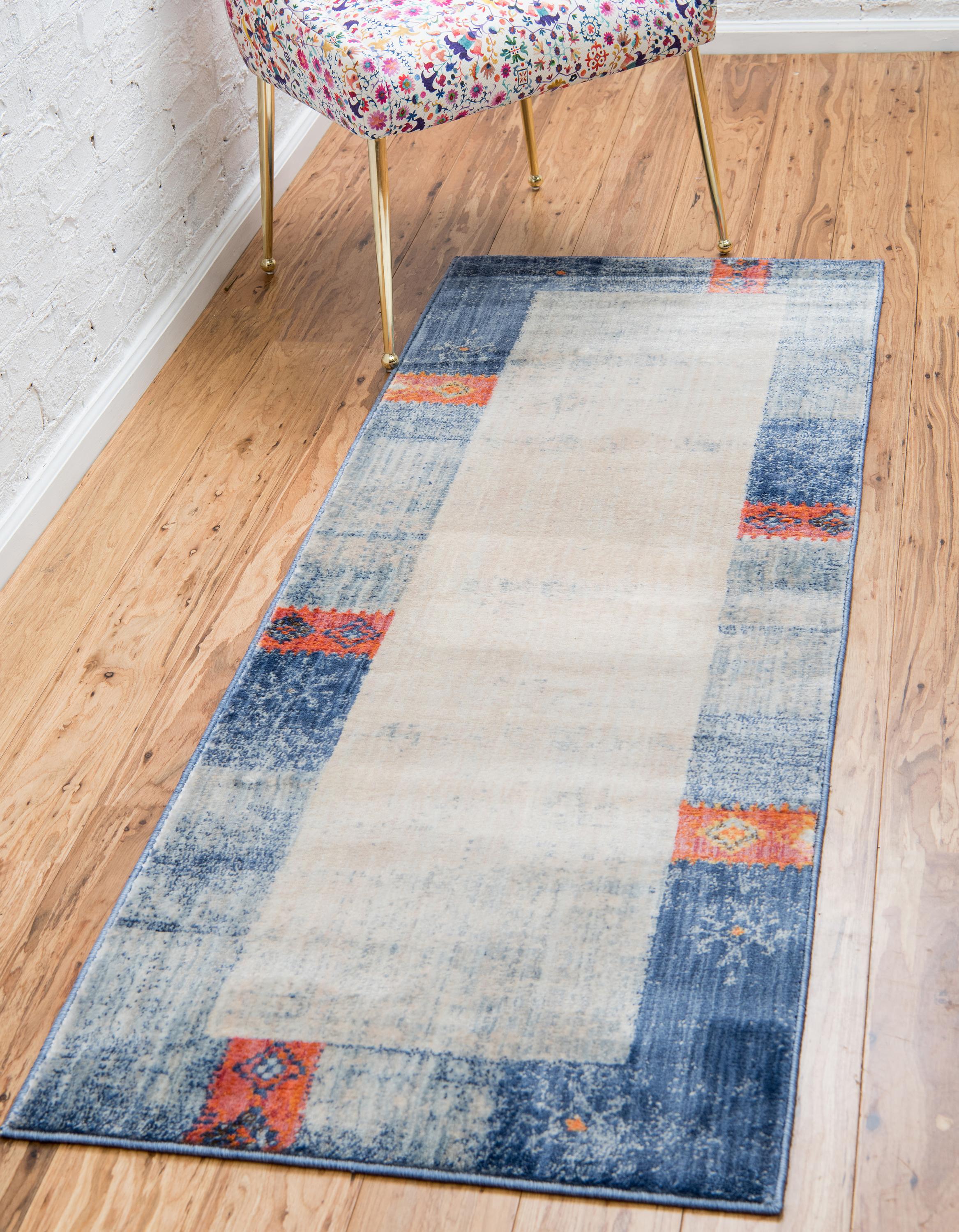 Blue 2 X 6 Solaris Runner Rug Erugs