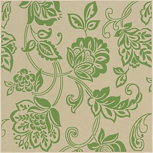 Unique Loom 6' x 6' Outdoor Botanical Squar...