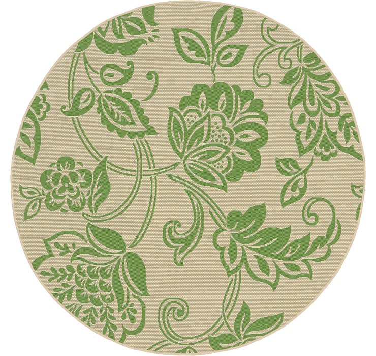 183cm x 183cm Outdoor Botanical Round...