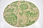 6' x 6' Outdoor Botanical Round Rug thumbnail