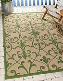 7' x 10' Outdoor Botanical Rug thumbnail