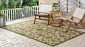 7' x 10' Outdoor Botanical Rug thumbnail