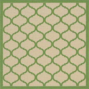 Unique Loom 6' x 6' Outdoor Square Rug