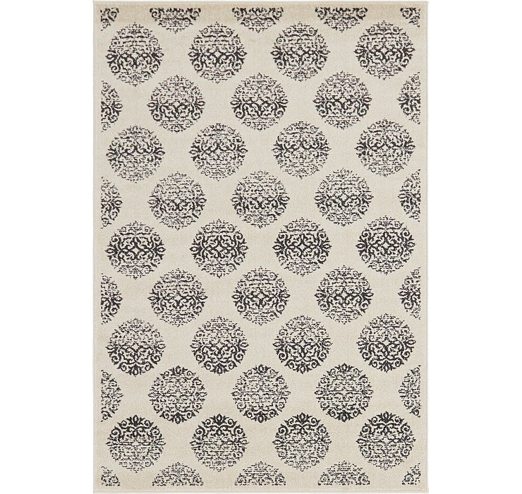 5' x 7' 3 Damask Rug