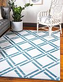 5' 3 x 7' 7 Lattice Rug thumbnail