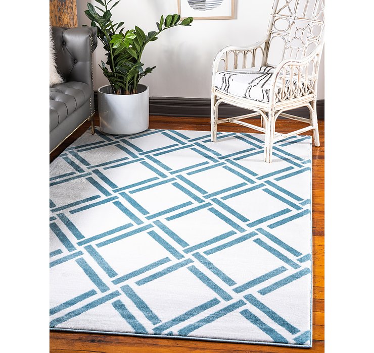 5' 3 x 7' 7 Lattice Rug