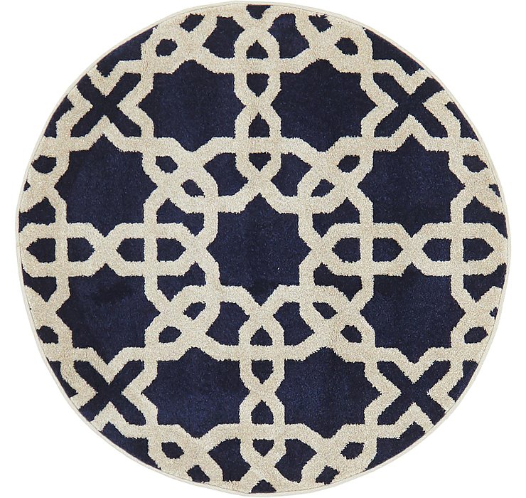3' 3 x 3' 3 Trellis Round Rug