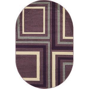 Unique Loom 5' x 7' 7 Reproduction Gabbeh Ova...