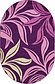 5' x 7' 7 Reproduction Gabbeh Oval Rug thumbnail image 1