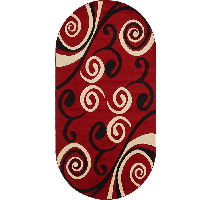 6' 7 x 13' Reproduction Gabbeh Ova...