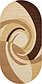6' 7 x 13' Reproduction Gabbeh Oval Rug thumbnail image 1