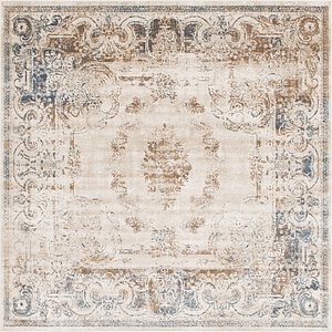 Unique Loom 7' x 7' Chateau Square Rug