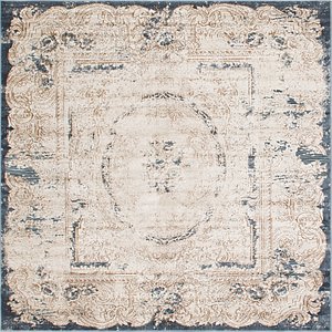 Unique Loom 7' x 7' Chateau Square Rug