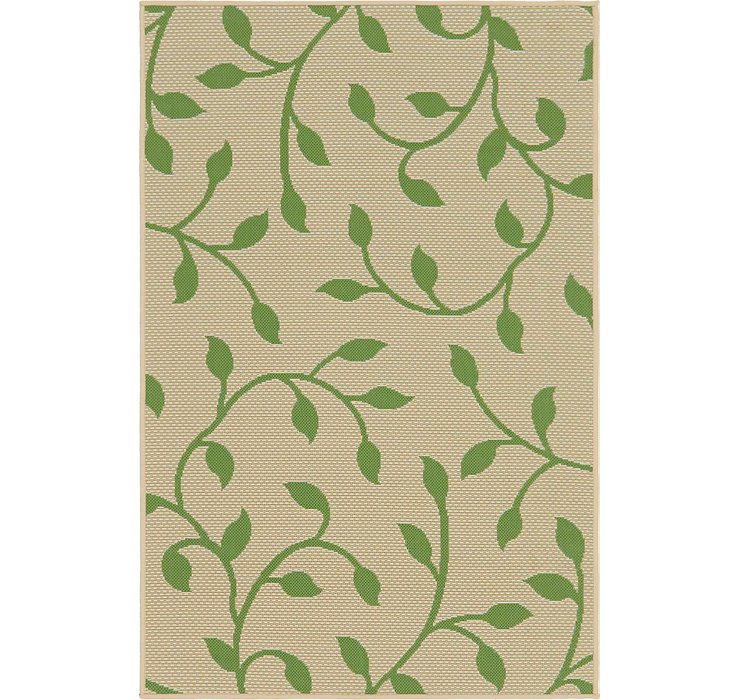 3' 3 x 5' Outdoor Botanical Rug