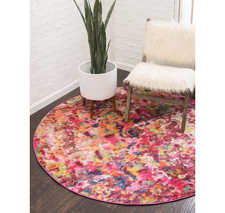 6' x 6' Spectrum Round Rug