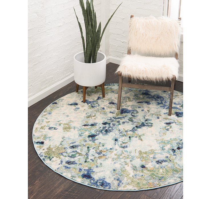 6' x 6' Spectrum Round Rug