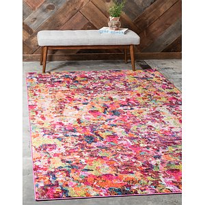 Unique Loom 4' x 6' Chromatic Rug