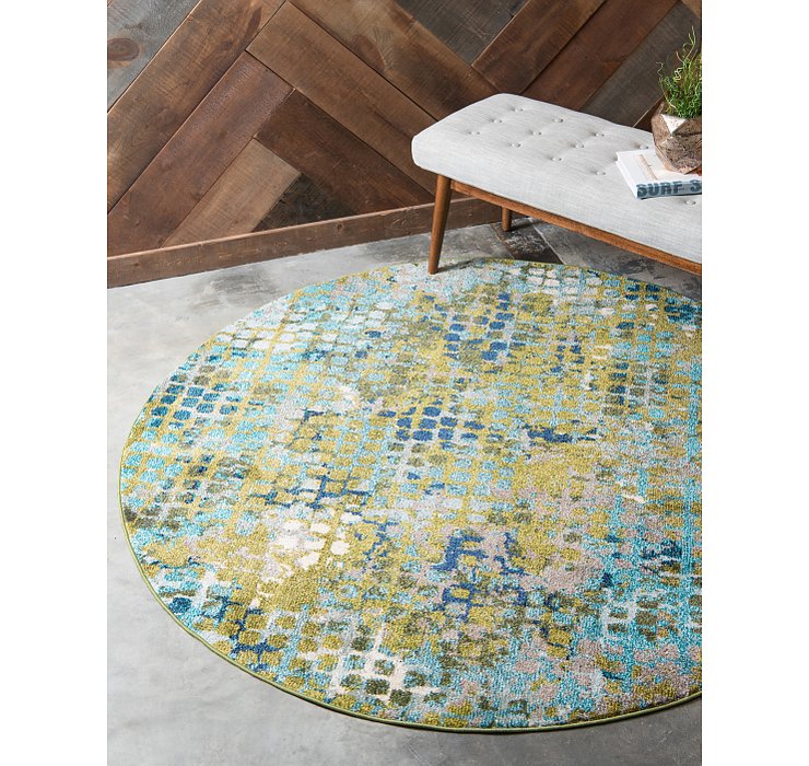 6' x 6' Spectrum Round Rug