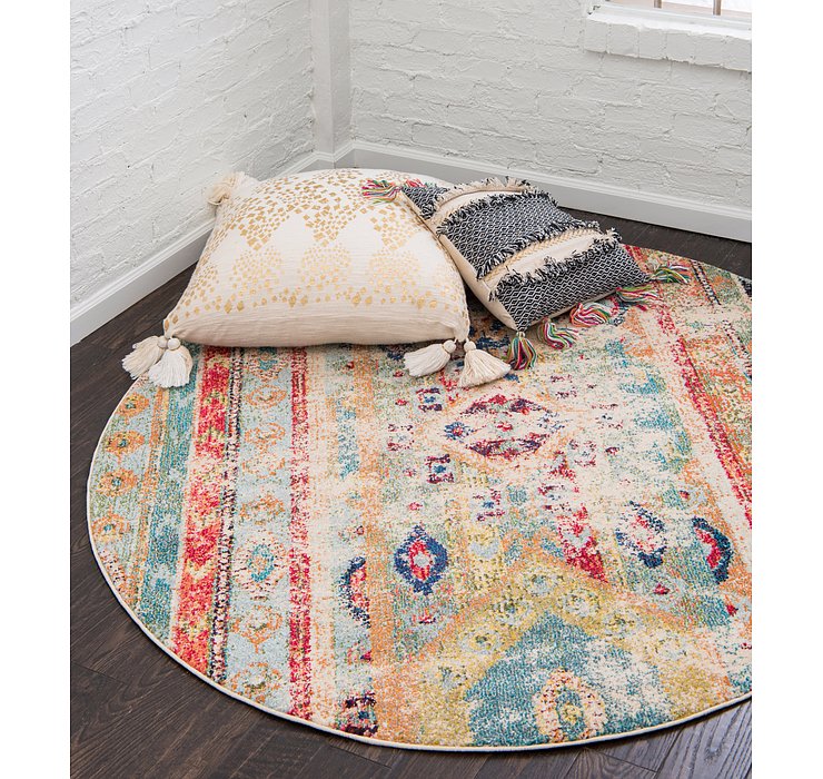 6' x 6' Santa Fe Round Rug