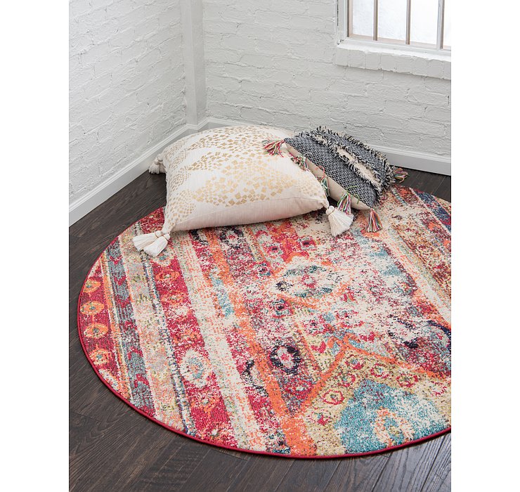 6' x 6' Santa Fe Round Rug