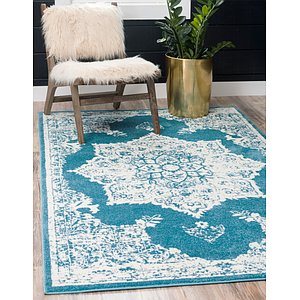 Unique Loom 4' x 6' Rosso Rug