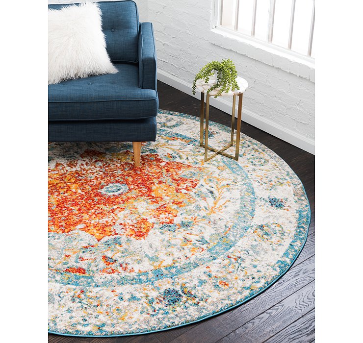 3' 3 x 3' 3 Venice Round Rug