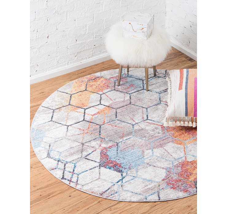 6' x 6' Andromeda Round Rug