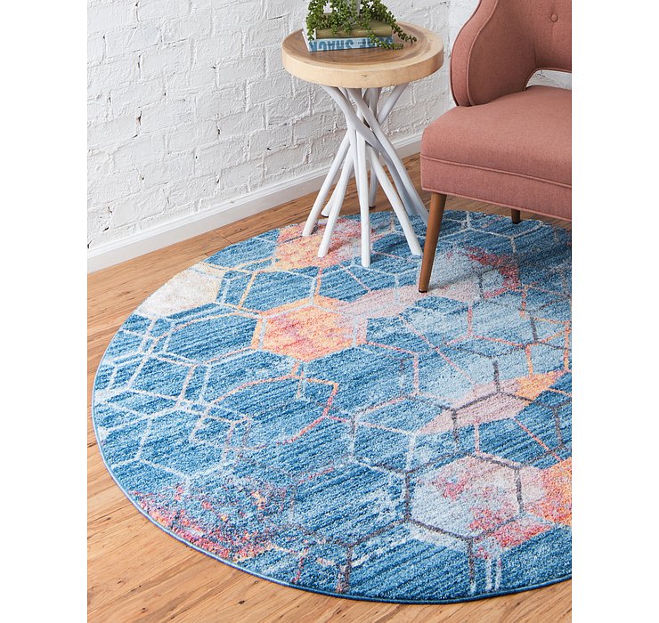6' x 6' Andromeda Round Rug