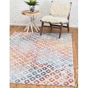 Unique Loom 10' x 13' Rainbow Rug