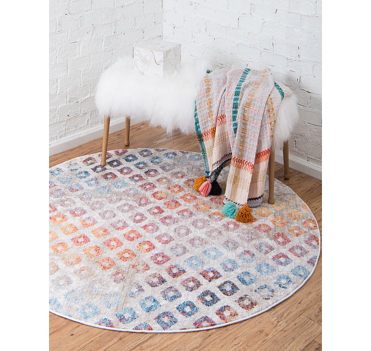 6' x 6' Andromeda Round Rug