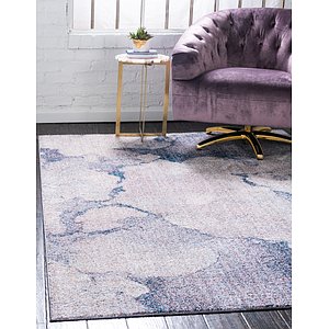 Unique Loom 3' 3 x 5' 3 Rainbow Rug
