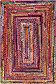 Unique Loom 4' x 6' Braided Chindi Rug thumbnail image 9
