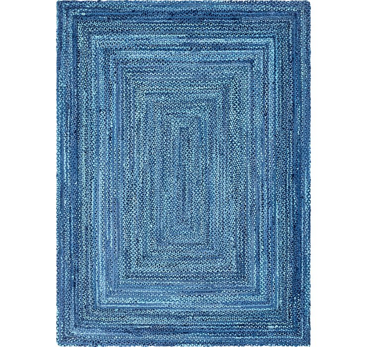 9' x 12' Braided Chindi Rug